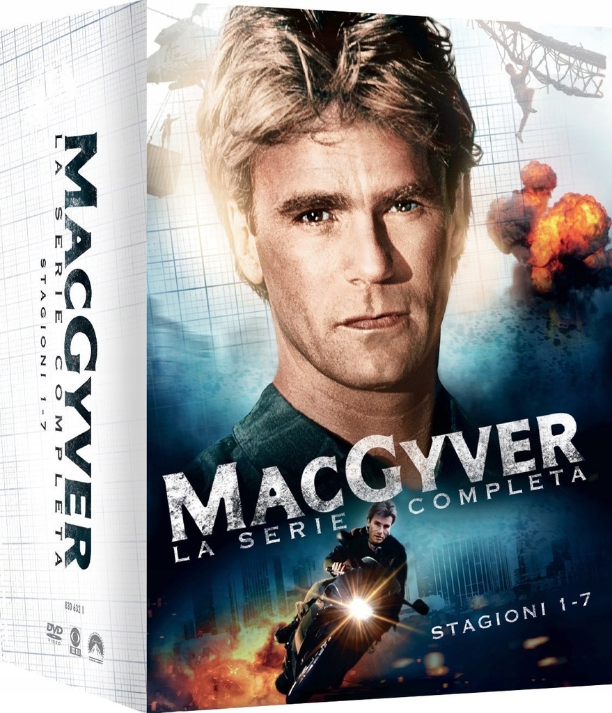 . MacGyver | sezon 1-7 | 38 DVD | kompletny serial