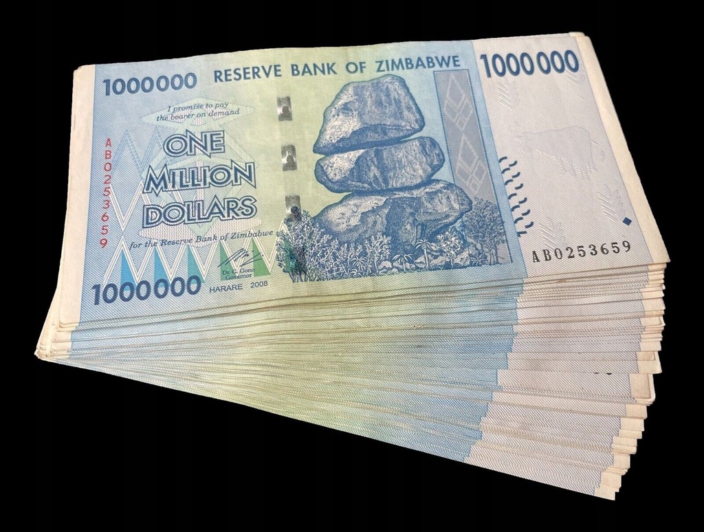 Zimbabwe - 1000000 Dolar 2008 P-77 XF