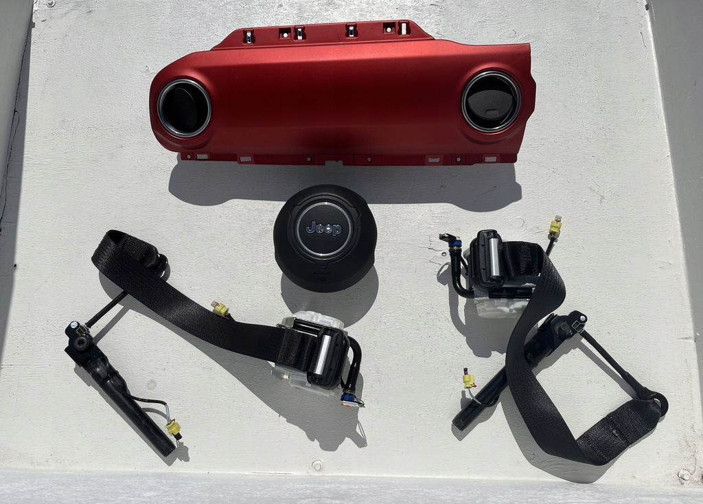 WRANGLER JL RUBICON PODUSZKI AIRBAG PASY KPL EU 12110995725