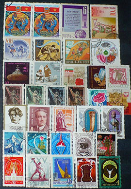 ZSRR - różne znaczki (zestaw 13)