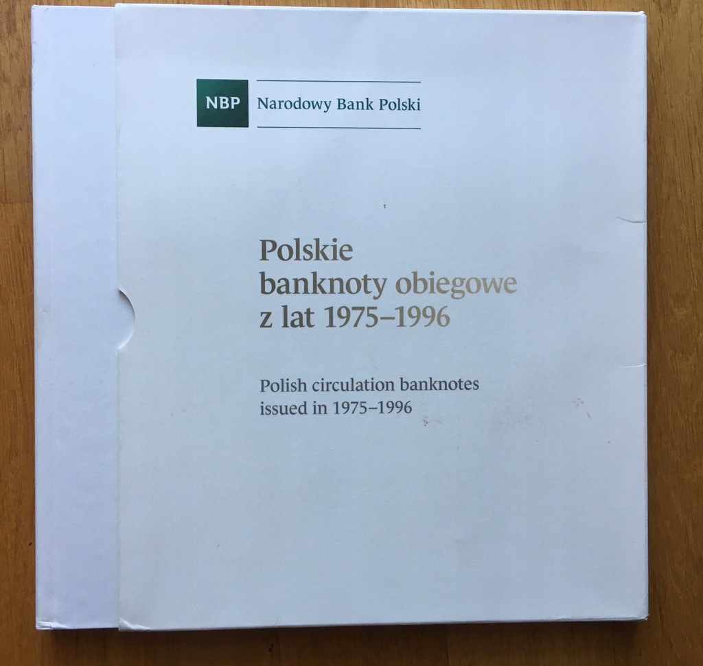 Album polskie banknoty obiegowe 1975-1996 PRL