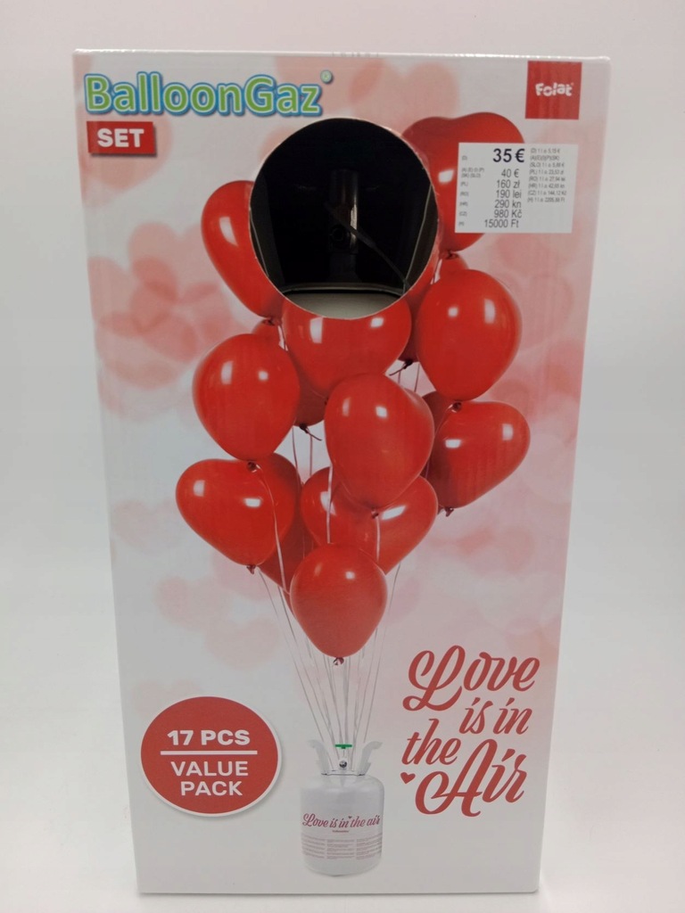 Ballongaz Butla z helem 0,21m3 na 30 balonów