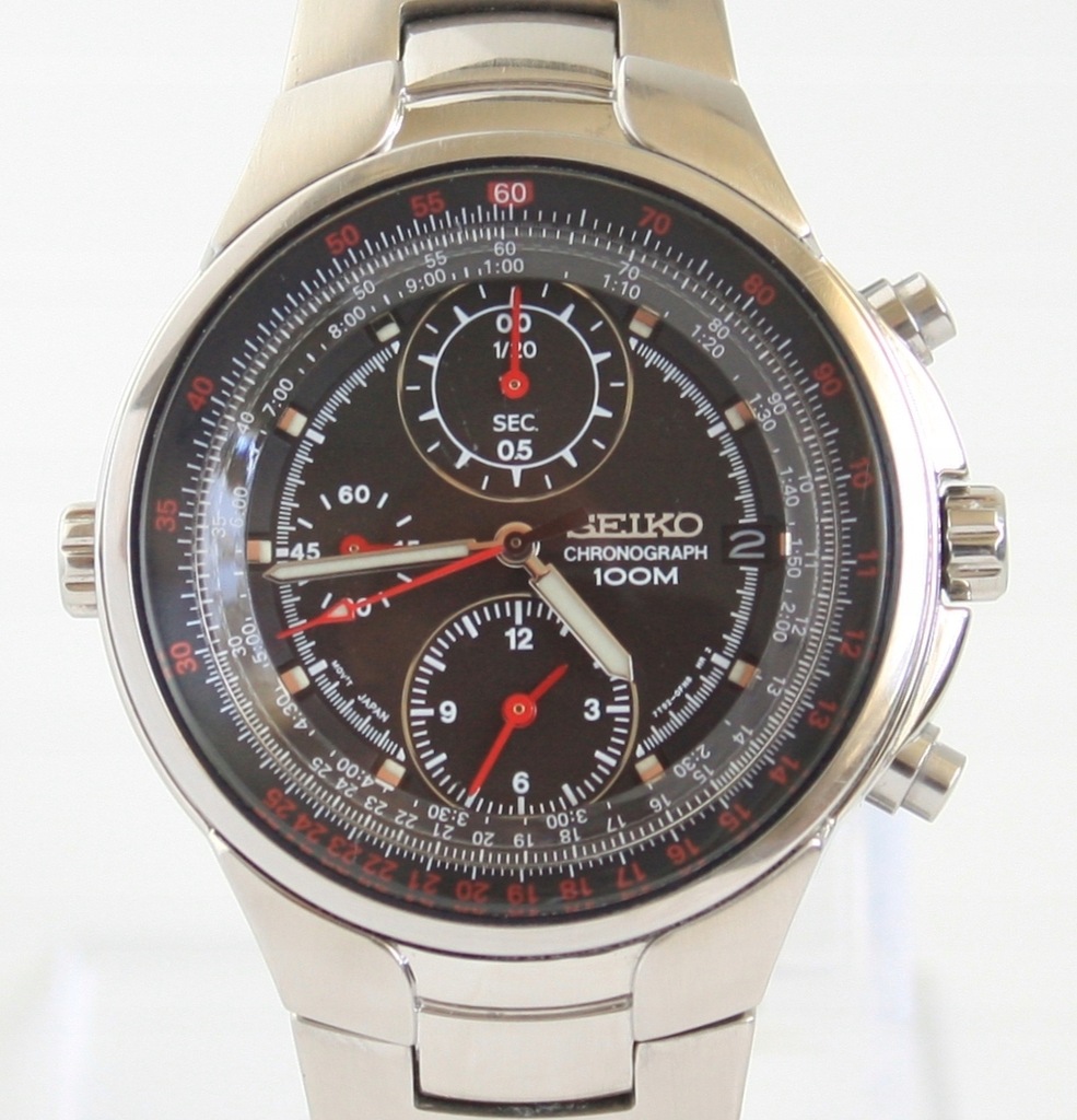 Seiko Chronograph 7T92-0EZ0 zegarek NOWA BATERIA