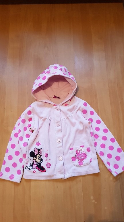 Bluza Disney George myszka minnie różowa 98 3-4