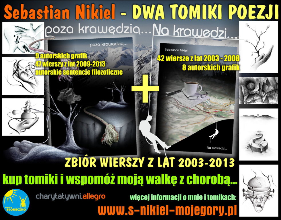 dwa tomiki poezji Sebastiana Nikiel