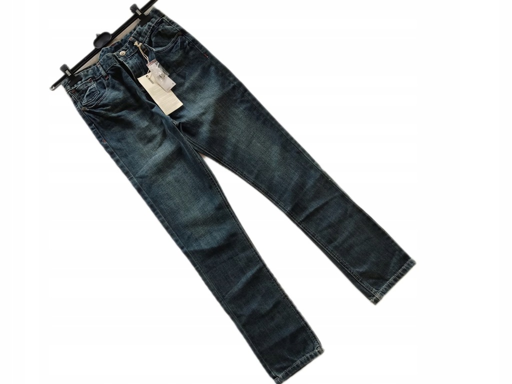 N150*ZIPPY*Spodnie jeans proste klasyka 146-164