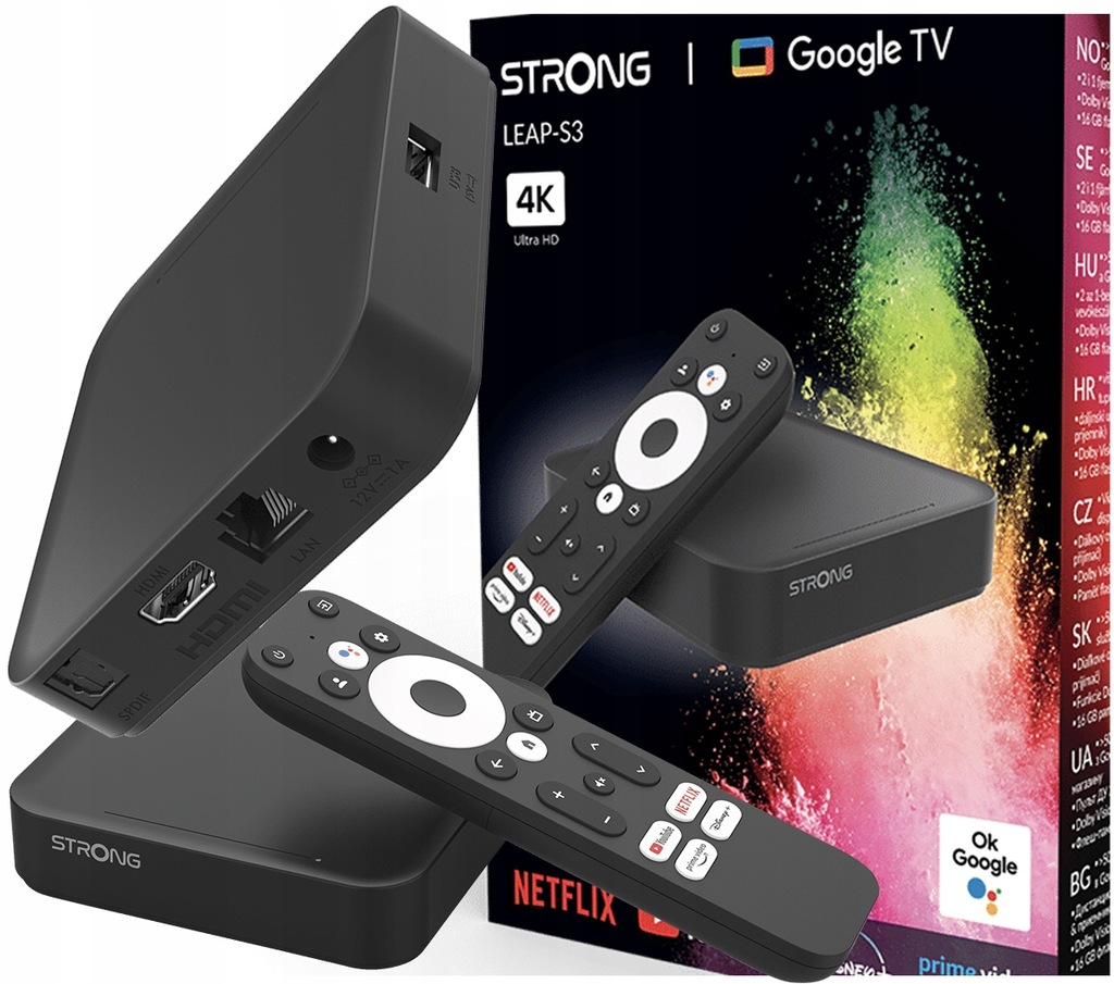 Купить МУЛЬТИМЕДИЙНЫЙ ПЛЕЕР Google TV Strong Leap-S3: отзывы, фото, характеристики в интерне-магазине Aredi.ru