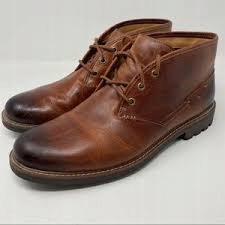 B6983 CLARKS BUTY MĘSKIE TRZEWIKI SKÓRA r.42