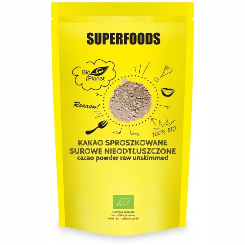 SUPERFOODS Kakao w proszku BIO 150g BIO PLANET (Z1