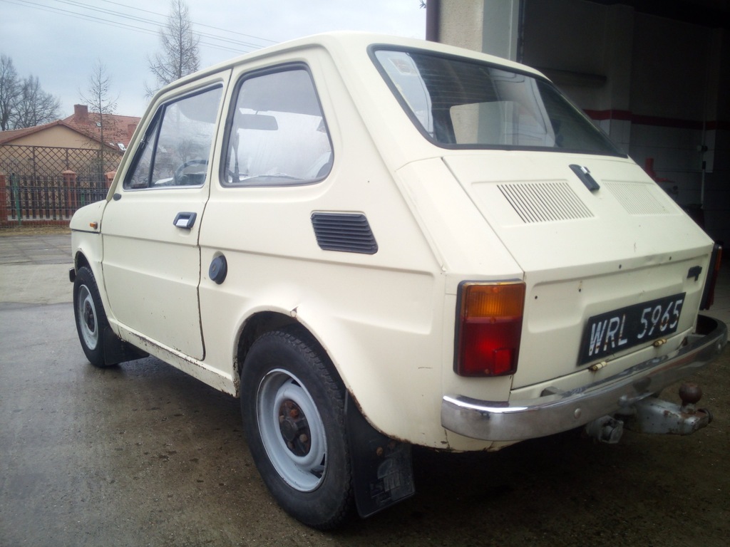 MALUCH fiat 126p 600 1982r ORYGINAŁ inwalidzki