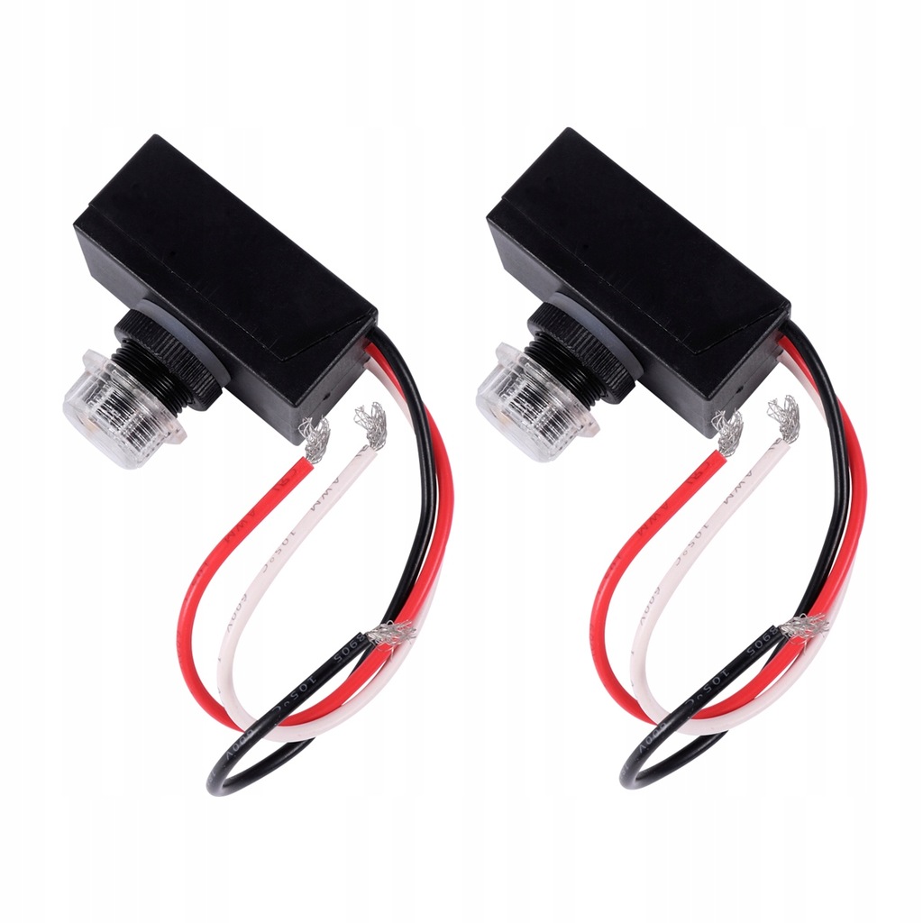 LIGHT CONTROL SWITCH SENSOR LIGHTS FOR OUTSIDE BLACK 2 PCS