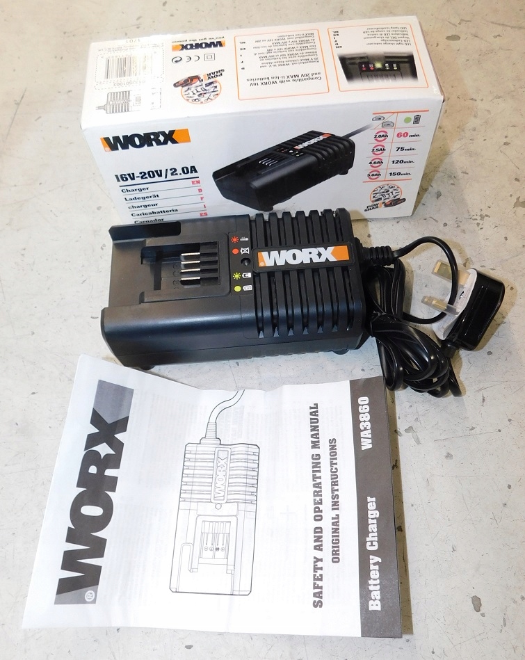 Ładowarka WORX WA3860 (I) - 7919932898 - oficjalne archiwum Allegro