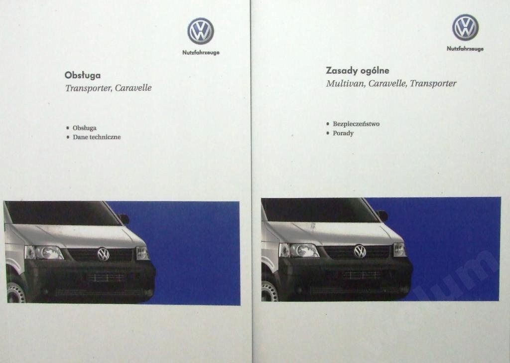 Volkswagen VW Multivan 2003-09 Nowa Instrukcja