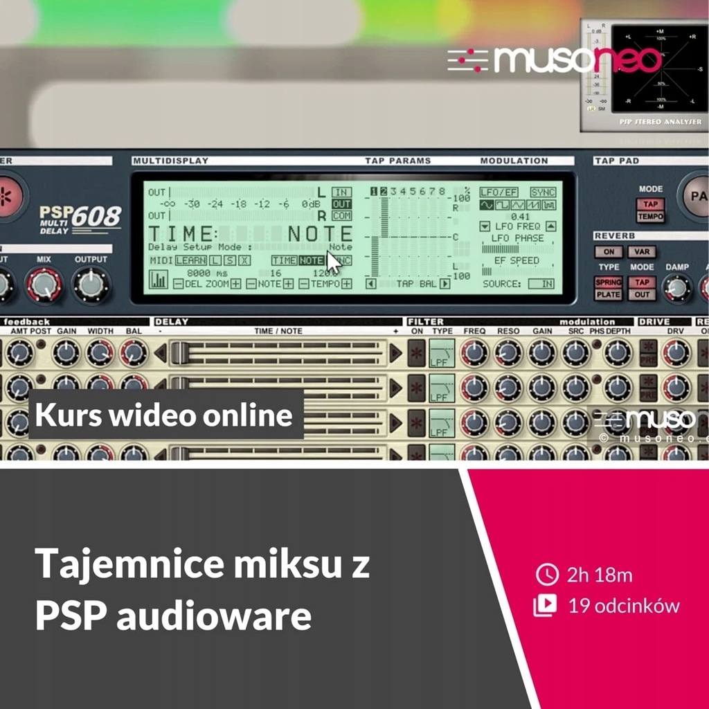 Musoneo - Tajemnice miksu z PSP Audioware - kurs