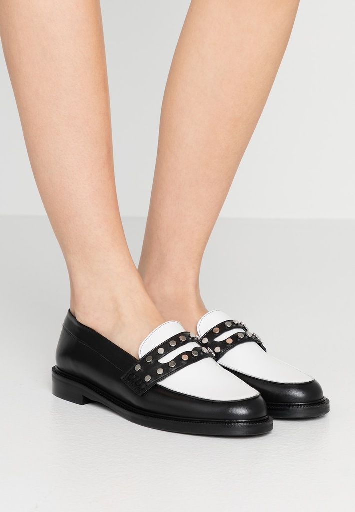 CLAUDIE PIERLOT MOKASYNY DAMSKIE Z DŻETAMI 40 1BKH