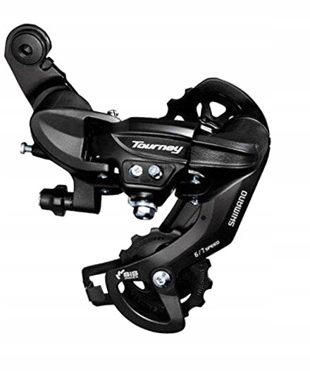 Przerzutka 6/7 rz Shimano Tourney RD-TY300 śruba