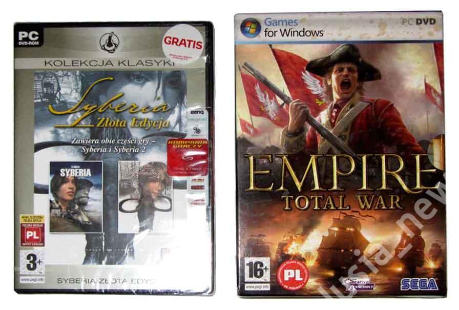 Empire Total War + Syberia 1 i 2