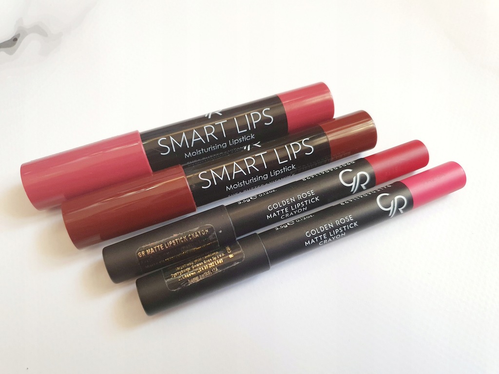 GOLDEN ROSE Smart Lips Matte Lipstick 4 pomadki
