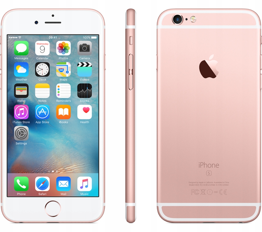 Apple iPhone 6s 16GB Rose Gold szkło+etui 7660066221 oficjalne