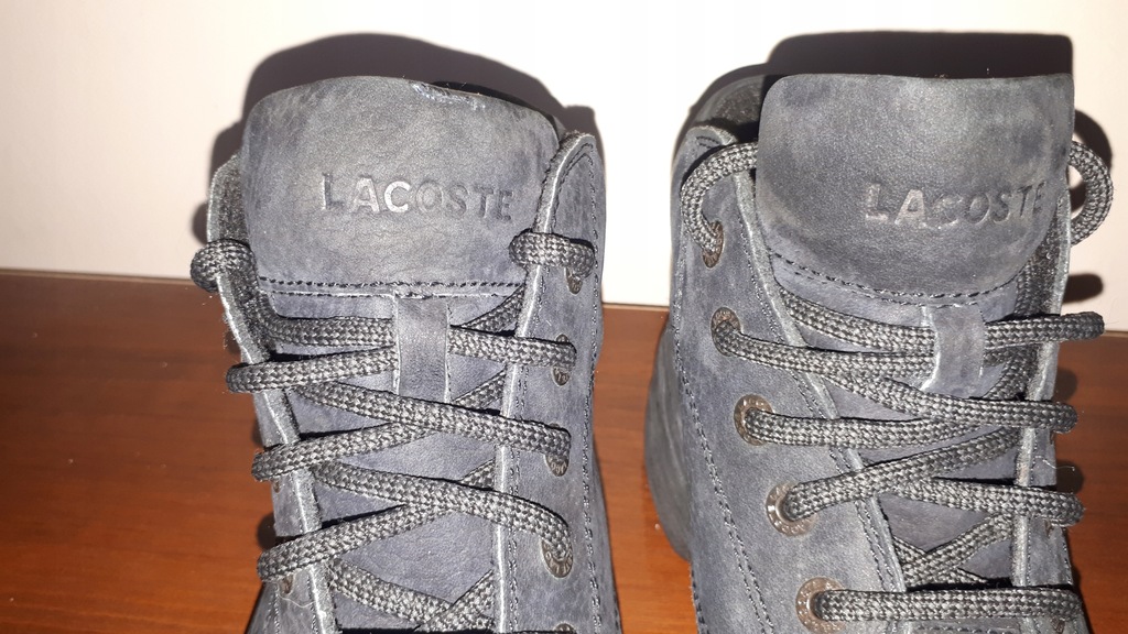 BUTY LACOSTE SKÓRZANE STAN IDEALNY trapery 37