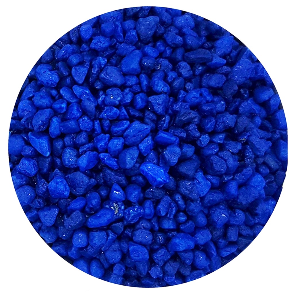 Żwirek kolorowy AKWARIUM 2-5mm NIEBIESKI 25kg