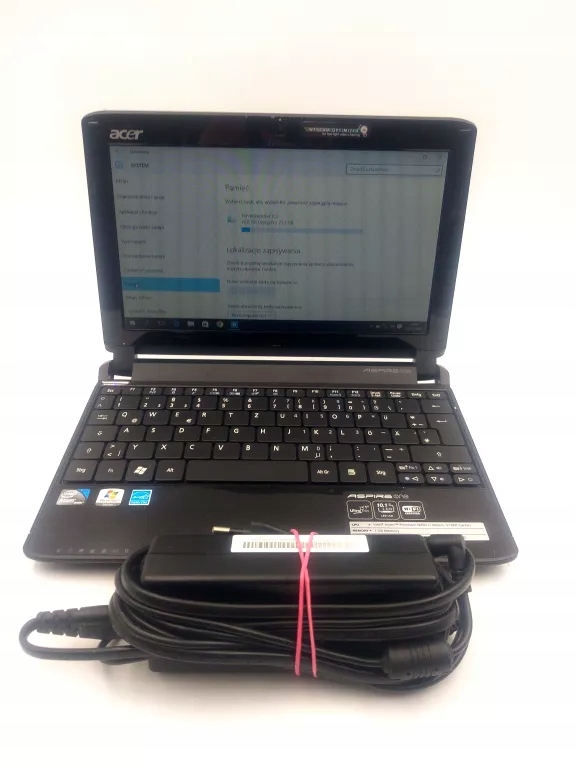 LAPTOP ACER ASPIRE ONE INTEL ATOM 1/250GB HDD W10