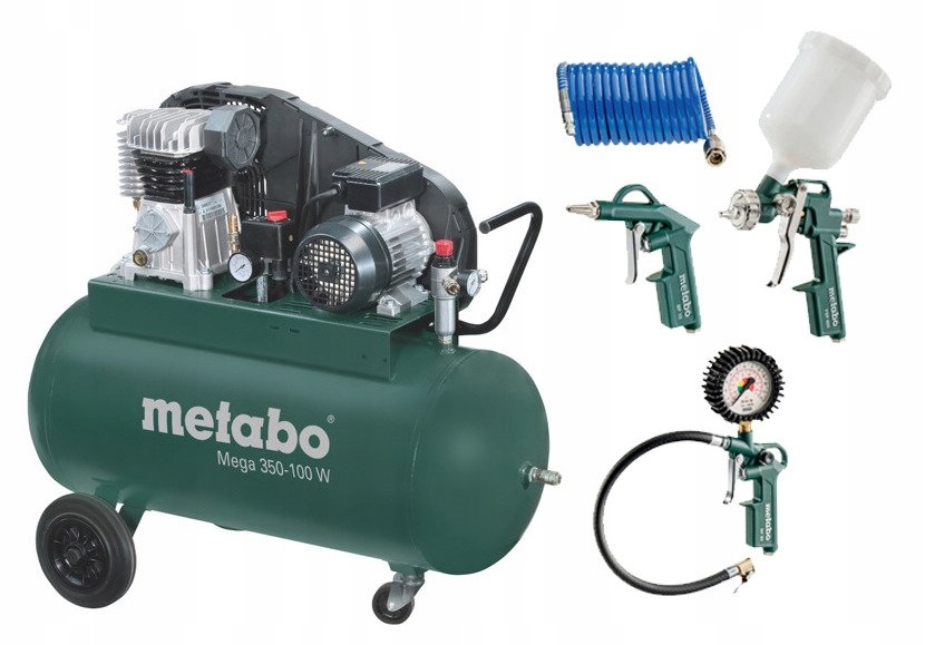 Компрессор метабо купить. Metabo Mega 350-100 w. Компрессор Metabo 100л. Metabo 100 w компрессор. Компрессор воздушный электрический 220в Макита.