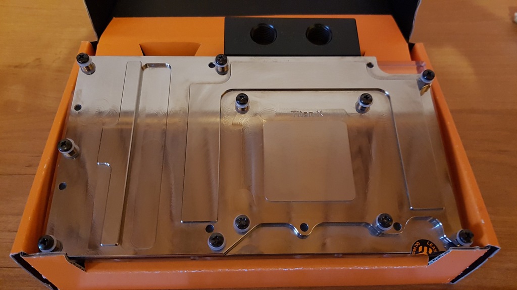 gtx 980 ti Titan X blok EK Backplate EK 7099129337