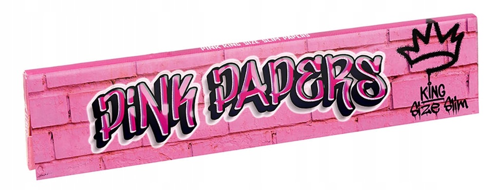 Bibułki Choosypapers King Size Slim Pink Graffiti