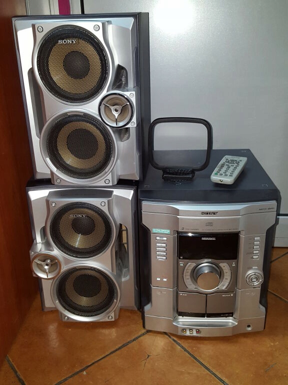 WIEŻA SONY MHC-RG220 2X GŁOŚNIKI + PILOT