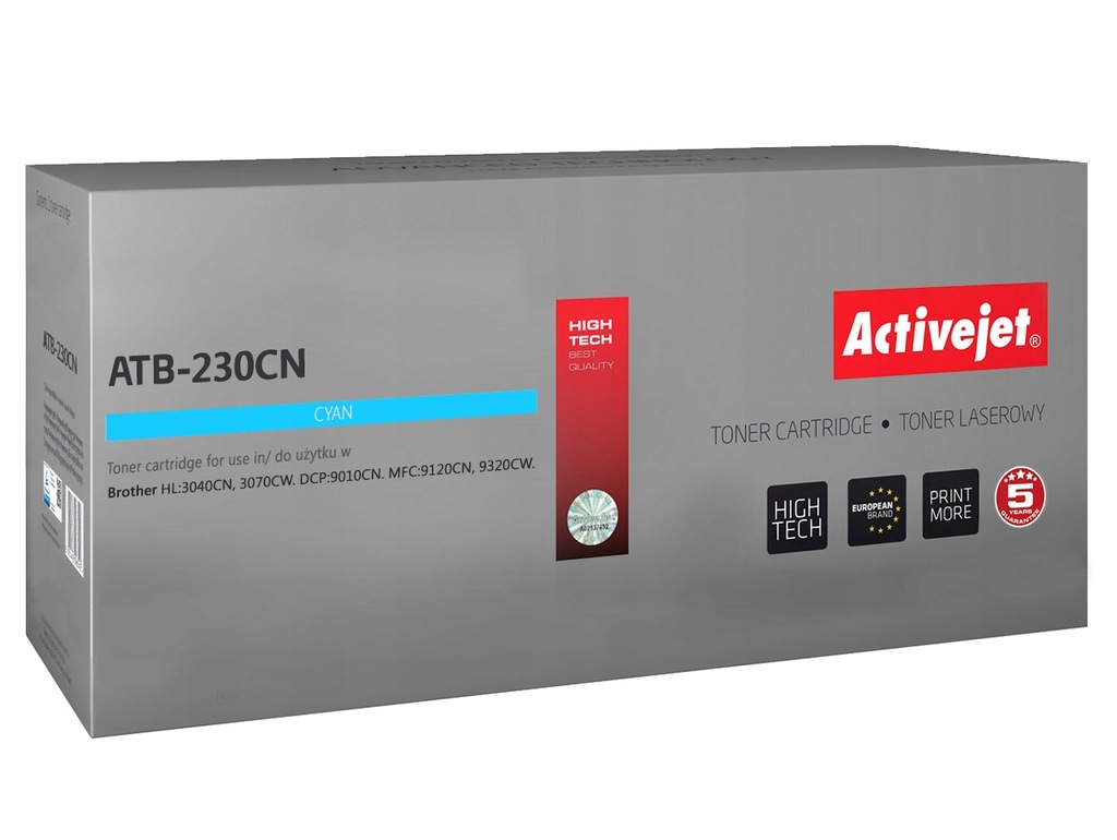 TONER ACTIVEJET TN-230C DO BROTHER HL-3070 HL-3075 MFC-9120 NIEBIESKI 1.4K