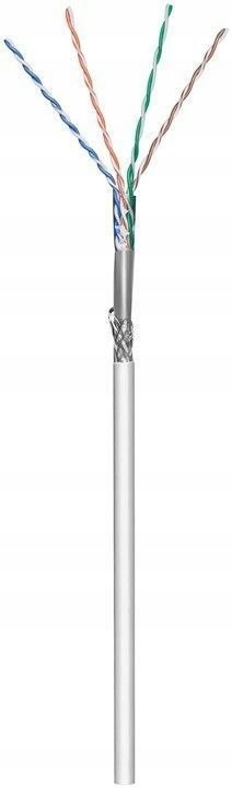 Goobay 68709 CAT 5e network cable, SF/UTP, grey, 1