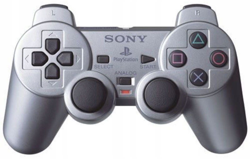 PAD PS2 Sony Dualshock 2 Oryginał SREBRNY WETERAN