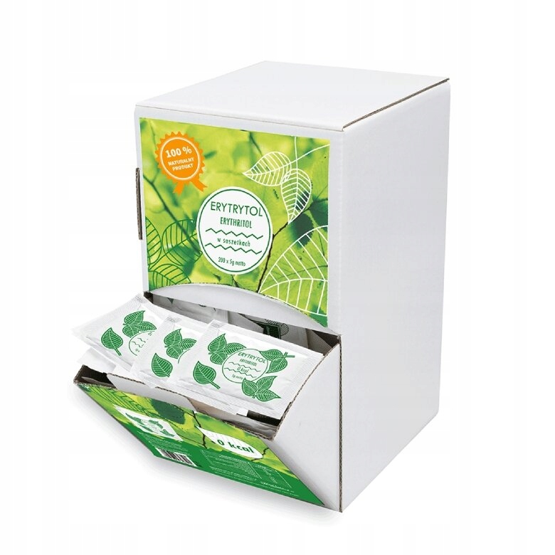 Erytrytol w saszetkach 200x5g do biura, gastronomii 1kg