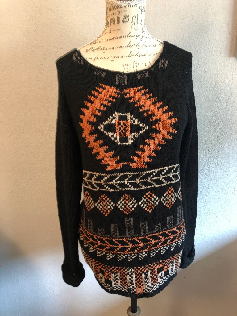 DESIGUAL sweter M wzór