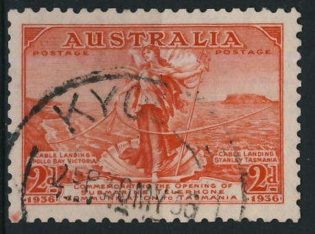 Australia 2 d. - 1936 r Tasmania