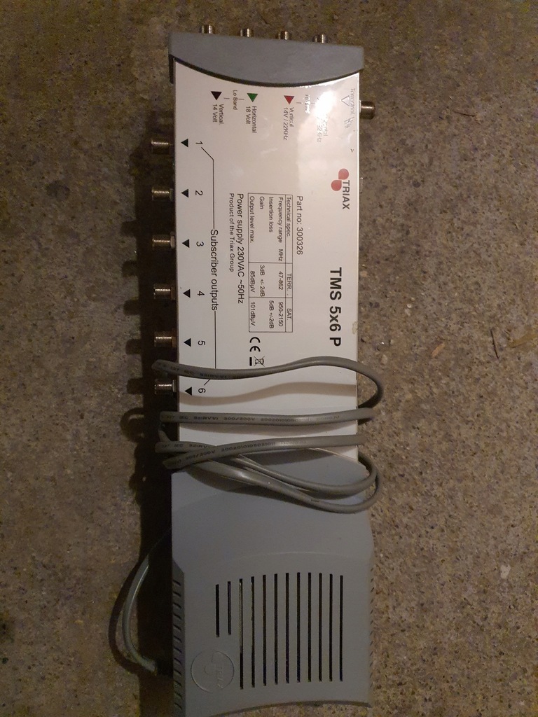 MULTISWITCH TRIAX TMS 5X6 P LICYTACJA BCM