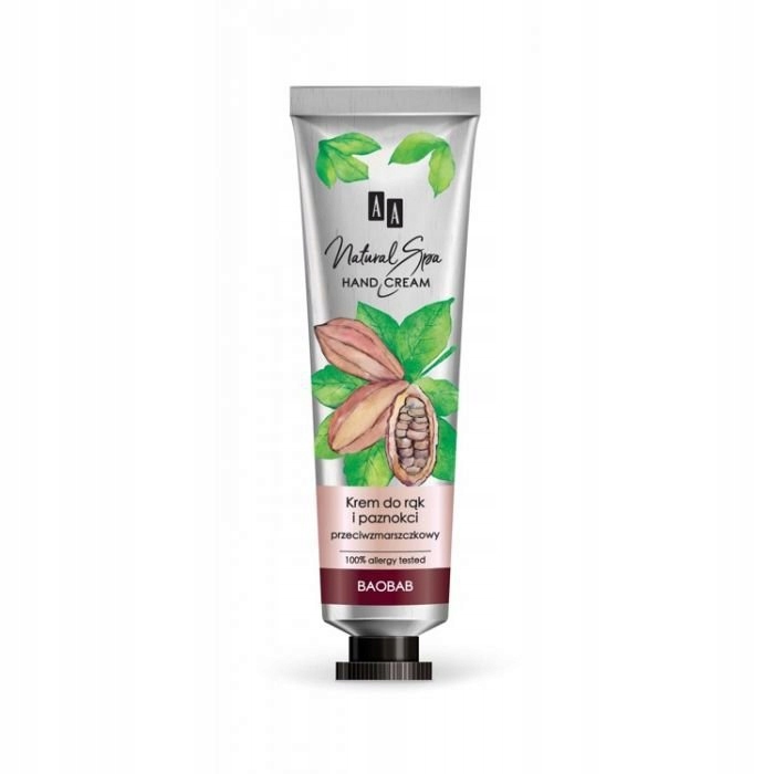 Natural Spa Hand Cream przeciwzmarszczkowy krem do