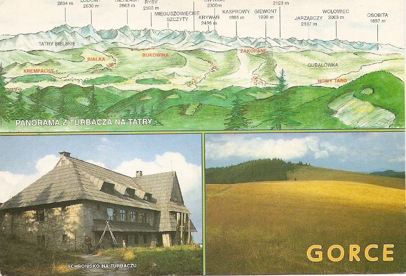 GORCE - TURBACZ - SCHRONISKO PTTK + TATRY - 2000R