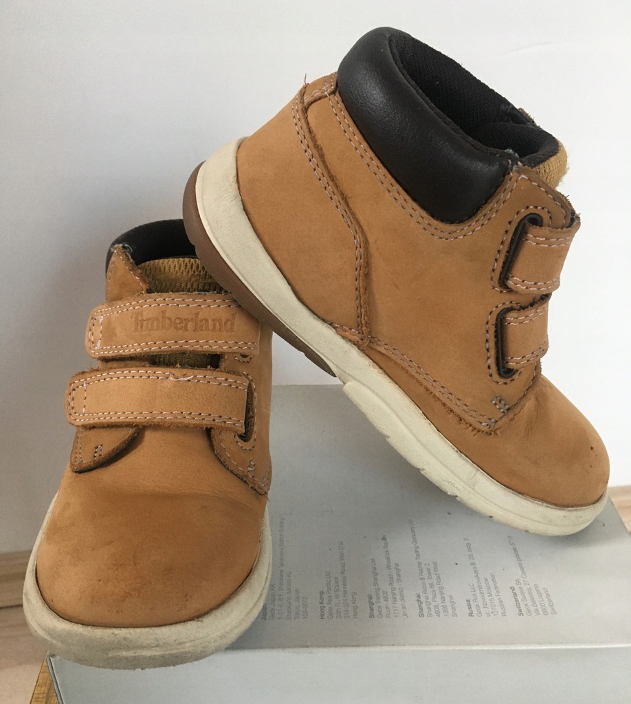 Timberland skórzane buty chłopięce 27