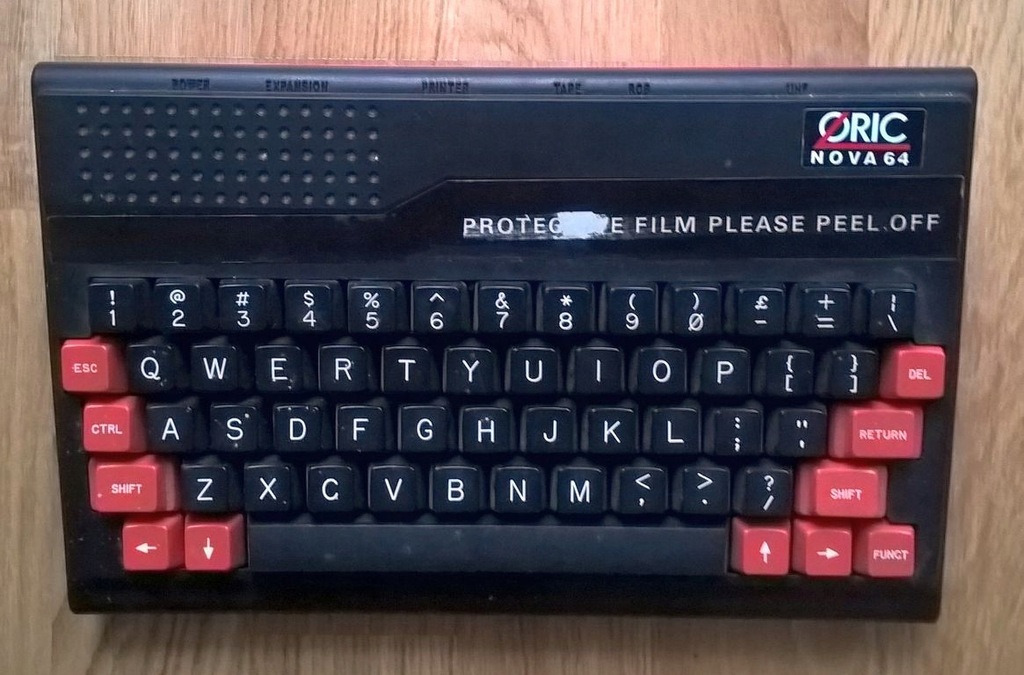 ORIC NOVA 64, Jugosławia, 1985r. działa. UNIKAT!