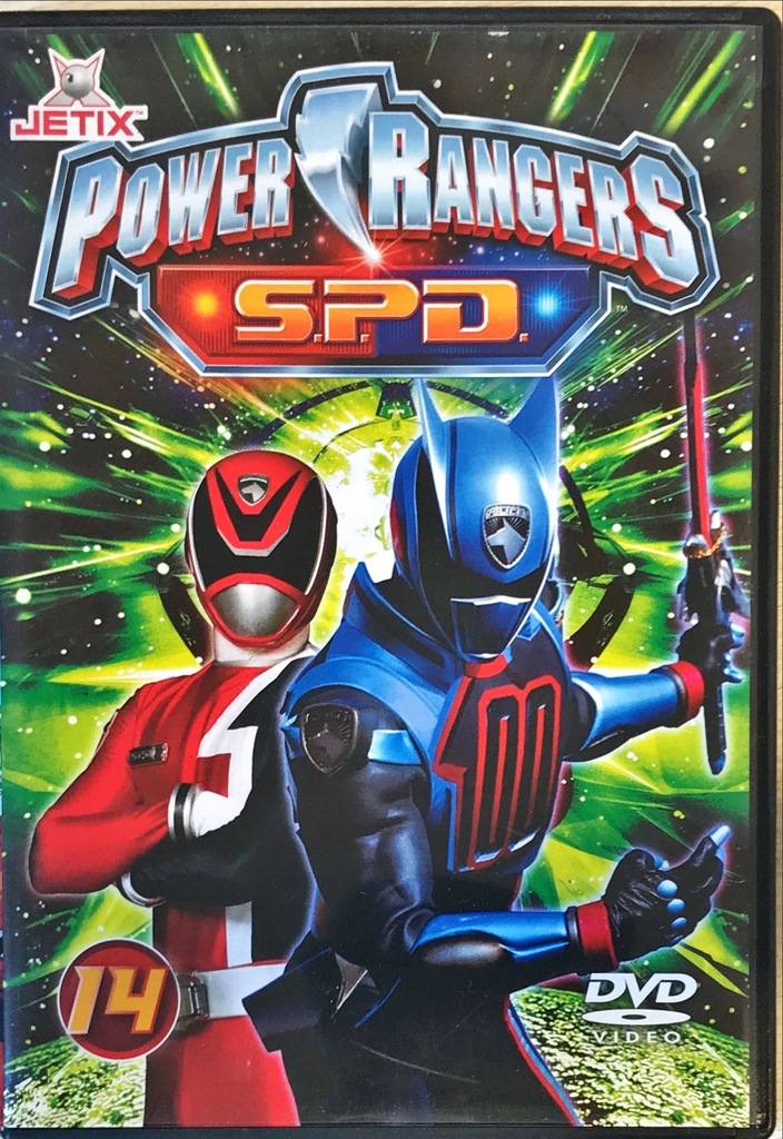 DVD POWER RANGERS SPD 14