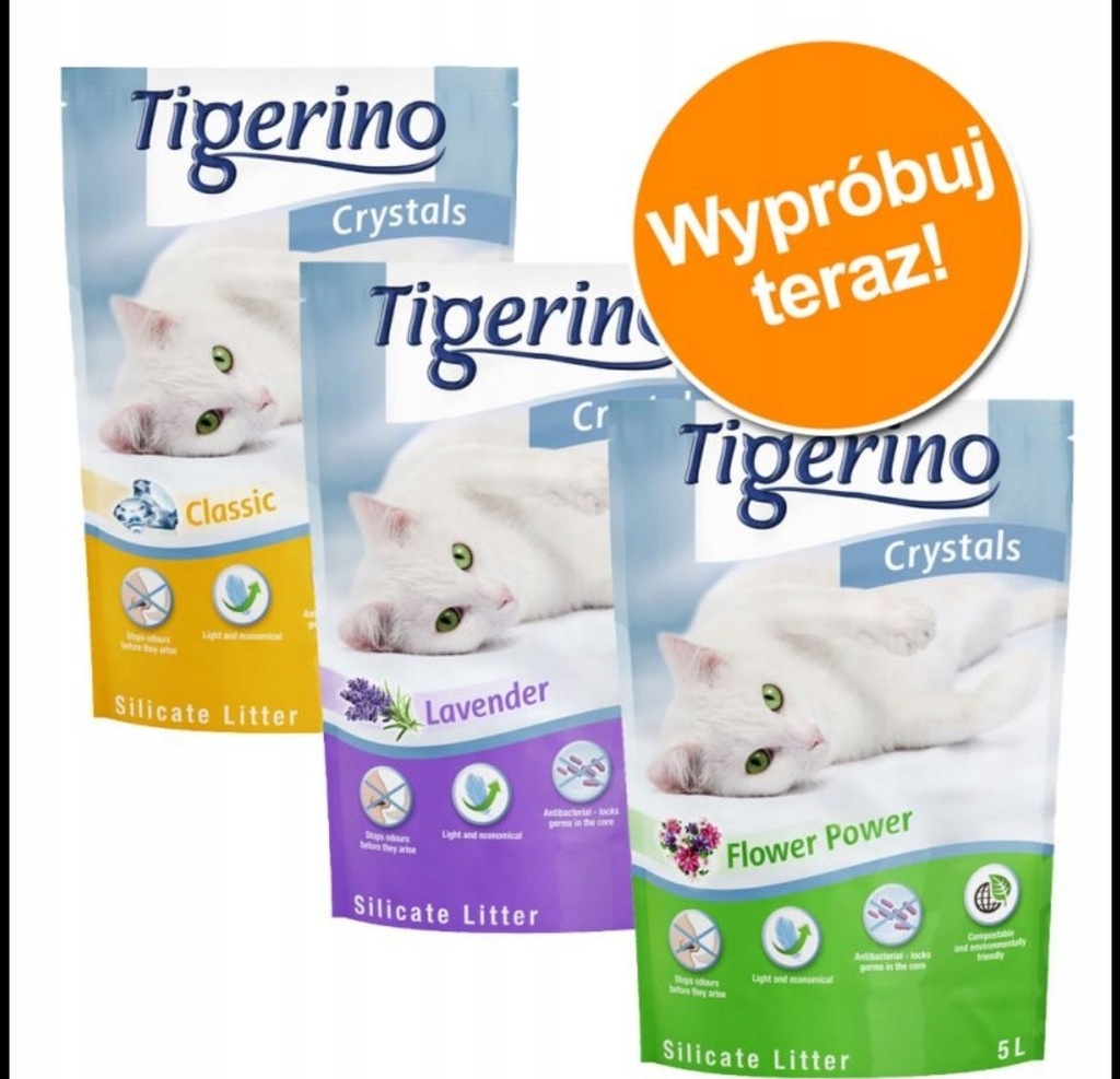 żwirek silikonowy tigerino