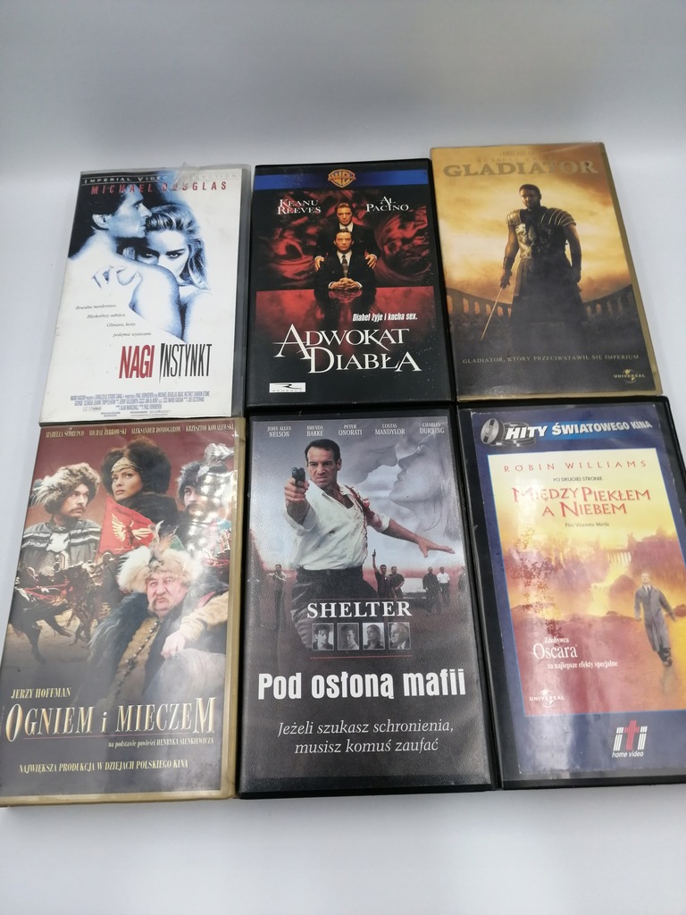 Купить НАБОР ВИДЕОКАССЕТ VHS ИЗ 6 ОРИГИНАЛЬНЫХ ФИЛЬМОВ: отзывы, фото и ...
