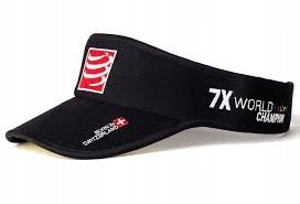 Daszek Compressport Visor Cap czarny