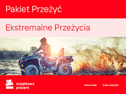 Prezent Pakiet Przeżyć Ekstremalne Przeżycia