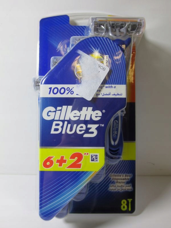 MASZYNKI DO GOLENIE GILLETE BLUE 3 6+2 OKAZJA!