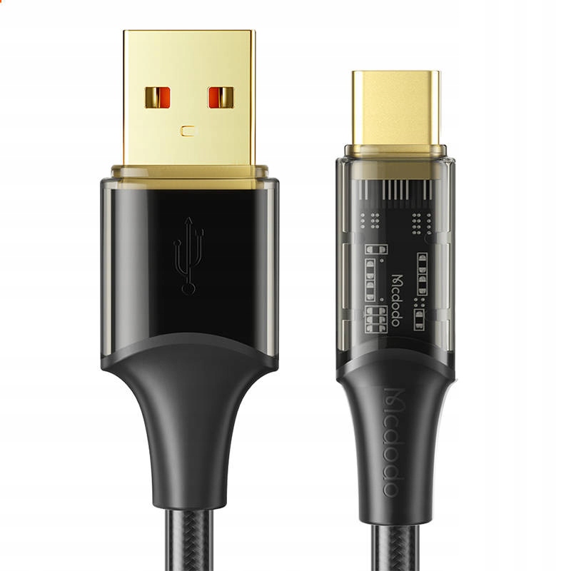 Kabel Mcdodo CA-2090 USB-A/USB-C 6A, 1.2m (czarny)