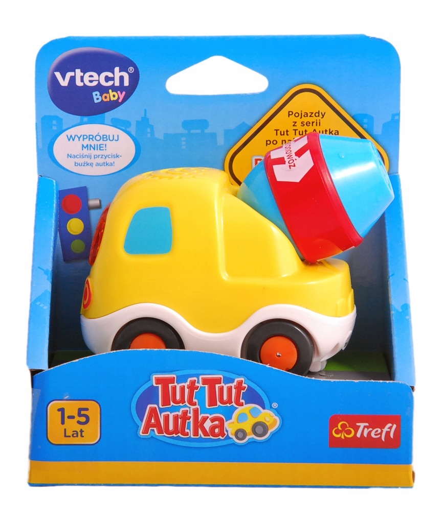 Vtech Autko BETONOWÓZ 60808 Samochód Interaktywny