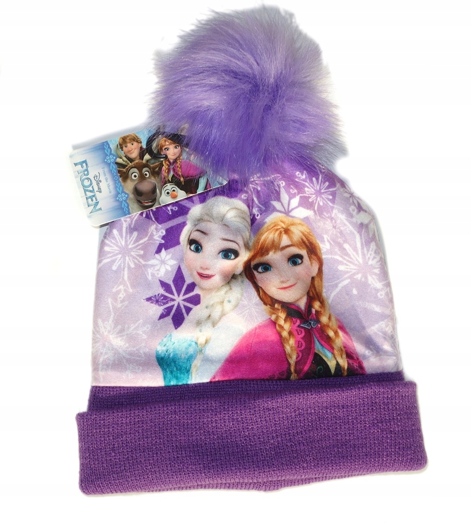 FROZEN DISNEY CZAPKA ZIMOWA LICENCJA 52